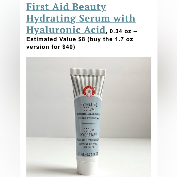 [NEW 5PC] FIRST AID🌟🔝RATED SKINCARE DISCOVERY KIT Deluxe Minis: Serums/Primers - Picture 7 of 13